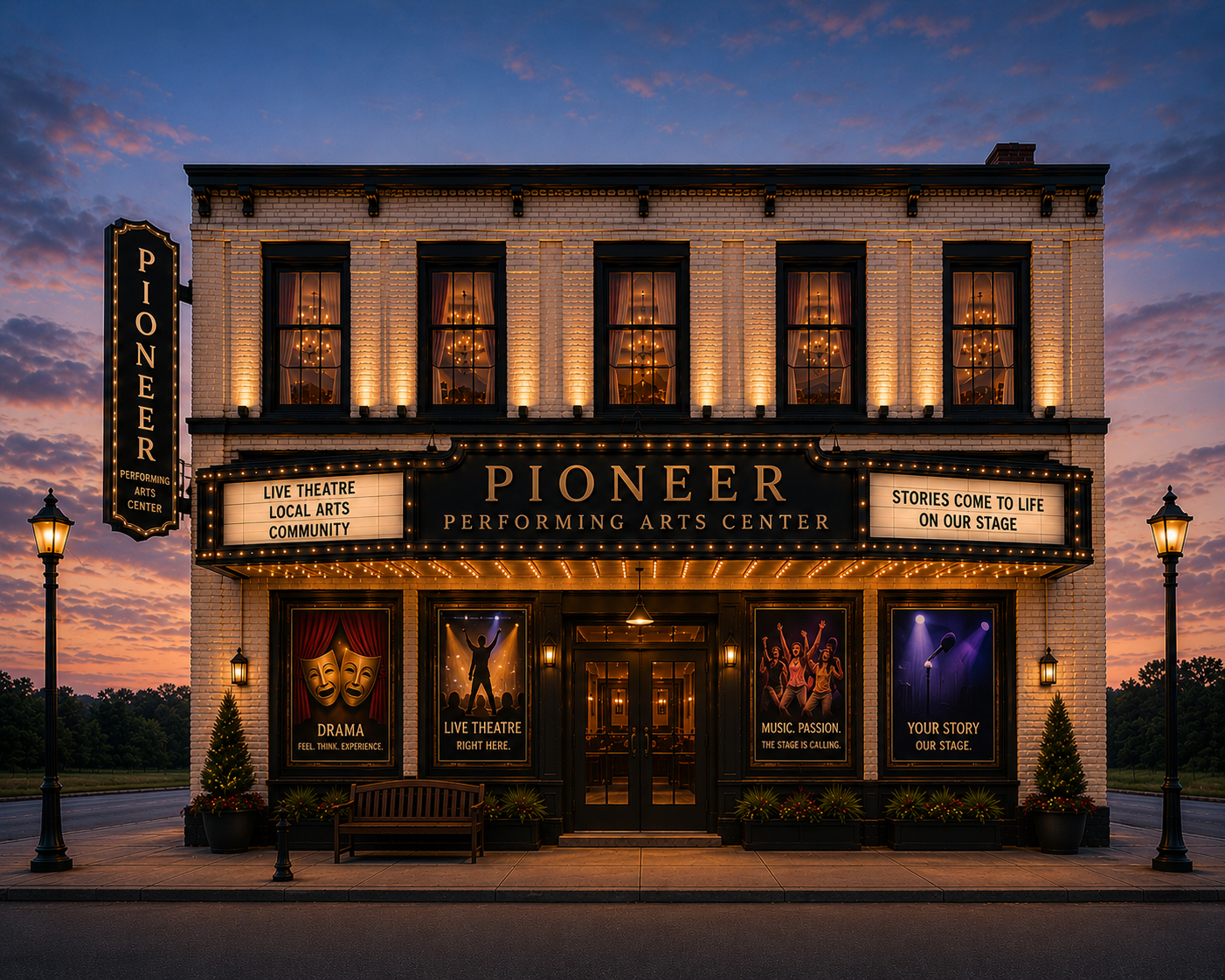 Exterior — proposed facade & entry